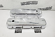 Aluminum V8 Valve Covers AFTER Chrome-Like Metal Polishing - Aluminum Polishing - Valve Cover Polishing