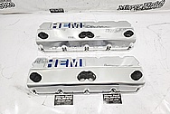 Hemi Aluminum Valve Covers AFTER Chrome-Like Metal Polishing and Buffing Services / Restoration Services - Aluminum Polishing - Valve Cover Polishing