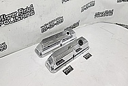 Aluminum V8 Valve Covers AFTER Chrome-Like Metal Polishing and Buffing Services / Restoration Services - Aluminum Polishing - Valve Cover Polishing