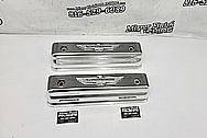 Ford Thunderbird Aluminum Valve Covers AFTER Chrome-Like Metal Polishing and Buffing Services - Aluminum Polishing - Valve Cover Polishing
