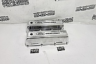 Ford Racing Aluminum Valve Covers AFTER Chrome-Like Metal Polishing and Buffing Services / Restoration Services - Aluminum Polishing - Valve Cover Polishing