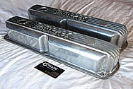 Mopar Performance Aluminum Valve Covers BEFORE Chrome-Like Metal Polishing and Buffing Services / Restoration Services Plus Painting Services 