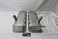 GM Aluminum Valve Covers BEFORE Chrome-Like Metal Polishing and Buffing Services / Restoration Services