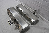 GM Aluminum Valve Covers BEFORE Chrome-Like Metal Polishing and Buffing Services / Restoration Services