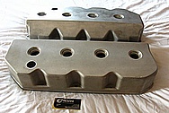 Rough Cast V8 Valve Covers BEFORE Chrome-Like Metal Polishing and Buffing Services / Restoration Services / Painting Services