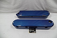 Aluminum V8 Engine Valve Covers BEFORE Chrome-Like Metal Polishing and Buffing Services / Restoration Services