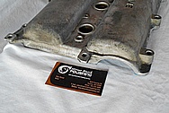 Mazda 16 Valve Aluminum Valve Cover BEFORE Chrome-Like Metal Polishing and Buffing Services / Restoration Services