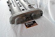 Mazda 16 Valve Aluminum Valve Cover BEFORE Chrome-Like Metal Polishing and Buffing Services / Restoration Services