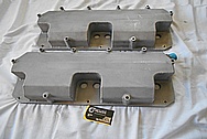 Aluminum Valve Covers BEFORE Chrome-Like Metal Polishing and Buffing Services / Restoration Services