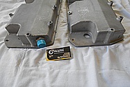 Aluminum Valve Covers BEFORE Chrome-Like Metal Polishing and Buffing Services / Restoration Services