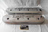 LSX 454 Aluminum Valve Covers BEFORE Chrome-Like Metal Polishing and Buffing Services / Restoration Services and Custom Panting Services 