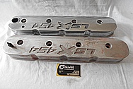 LSX 454 Aluminum Valve Covers BEFORE Chrome-Like Metal Polishing and Buffing Services / Restoration Services and Custom Panting Services 