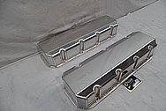Aluminum Valve Covers BEFORE Chrome-Like Metal Polishing and Buffing Services / Restoration Services 