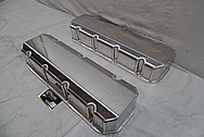 Aluminum Valve Covers BEFORE Chrome-Like Metal Polishing and Buffing Services / Restoration Services 