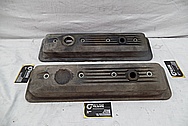 Aluminum Valve Covers BEFORE Chrome-Like Metal Polishing and Buffing Services / Restoration Services 