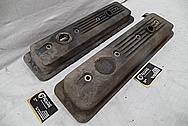 Aluminum Valve Covers BEFORE Chrome-Like Metal Polishing and Buffing Services / Restoration Services 