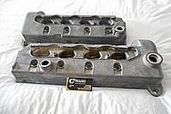 Ford Mustang Cobra 4.6L Engine DOHC Aluminum Valve Covers BEFORE Chrome-Like Metal Polishing and Buffing Services / Restoration Services 