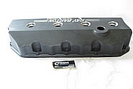 Ray Barton 572 Cubin Inch Engine V8 1990 Dodge Daytona Aluminum Valve Covers BEFORE Chrome-Like Metal Polishing and Buffing Services