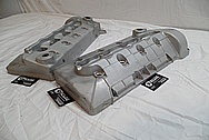 Ford Mustang Cobra DOHC Aluminum Valve Cover BEFORE Chrome-Like Metal Polishing and Buffing Services / Restoration Services