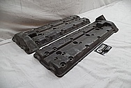 Chevrolet ZR-1 Corvette Aluminum Valve Covers BEFORE Chrome-Like Metal Polishing - Aluminum Valve Cover Polishing 