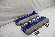 Ford 427 SOHC Valve Covers BEFORE Chrome-Like Metal Polishing - Aluminum Polishing Services - Custom Painting Services 