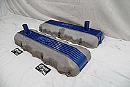 Ford 427 SOHC Valve Covers BEFORE Chrome-Like Metal Polishing - Aluminum Polishing Services - Custom Painting Services 