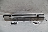 Finned Aluminum Valve Cover BEFORE Chrome-Like Metal Polishing - Aluminum Polishing Services