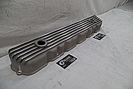 Finned Aluminum Valve Cover BEFORE Chrome-Like Metal Polishing - Aluminum Polishing Services