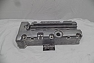 K-Tuned Aluminum Valve Cover BEFORE Chrome-Like Metal Polishing and Buffing Services - Aluminum Polishing PLUS Custom Painting