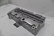 K-Tuned Aluminum Valve Cover BEFORE Chrome-Like Metal Polishing and Buffing Services - Aluminum Polishing PLUS Custom Painting