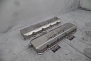 BBK Racing Aluminum Valve Covers BEFORE Chrome-Like Metal Polishing and Buffing Services - Aluminum Polishing - Valve Cover Polishing