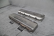 BBK Racing Aluminum Valve Covers BEFORE Chrome-Like Metal Polishing and Buffing Services - Aluminum Polishing - Valve Cover Polishing
