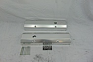 CVF Racing Aluminum Valve Covers BEFORE Chrome-Like Metal Polishing and Buffing Services - Aluminum Polishing - Valve Cover Polishing