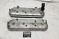 GM LS1 Aluminum Valve Covers BEFORE Chrome-Like Metal Polishing - Aluminum Polishing Services Plus Custom Painting Services 