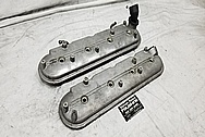 GM LS1 Aluminum Valve Covers BEFORE Chrome-Like Metal Polishing - Aluminum Polishing Services Plus Custom Painting Services 