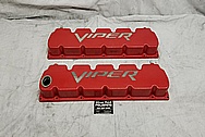 2003 - 2006 Dodge Viper Valve Covers BEFORE Chrome-Like Metal Polishing and Buffing Services / Restoration Services - Aluminum Polishing 