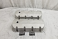 540CI Aluminum Valve Covers BEFORE Chrome-Like Metal Polishing - Aluminum Polishing