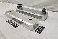 Pontiac Aluminum Valve Covers BEFORE Chrome-Like Metal Polishing - Aluminum Polishing Services Plus Custom Painting 