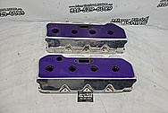 Dodge Challenger 6.1L Aluminum Valve Covers BEFORE Chrome-Like Polishing and Buffing - Aluminum Polishing - Valve Cover Polishing