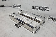 Pontiac Aluminum Valve Covers BEFORE Chrome-Like Polishing and Buffing - Aluminum Polishing - Valve Cover Polishing