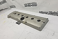 Aluminum Valve Cover BEFORE Chrome-Like Metal Polishing and Buffing Services / Restoration Services - Aluminum Polishing Plus Custom Painting Service