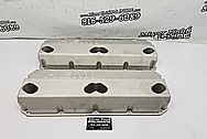 Hemi Aluminum Valve Covers BEFORE Chrome-Like Metal Polishing and Buffing Services / Restoration Services - Aluminum Polishing - Valve Cover Polishing