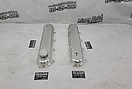 Aluminum GM LT4 Valve Covers BEFORE Chrome-Like Metal Polishing and Buffing Services / Restoration Services - Aluminum Polishing - Valve Cover Polishing