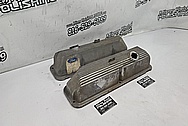 Aluminum V8 Valve Covers BEFORE Chrome-Like Metal Polishing and Buffing Services / Restoration Services - Aluminum Polishing - Valve Cover Polishing