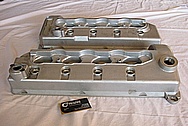 Ford Mustang Cobra 4.6L DOHC Aluminum Valve Covers BEFORE Chrome-Like Metal Polishing and Buffing Services