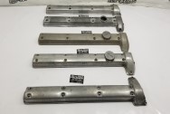 Jaguar Aluminum Valve Covers BEFORE Chrome-Like Metal Polishing - Aluminum Polishing - Valve Cover Polishing Services