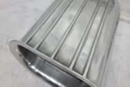 Aluminum Valve Cover Project BEFORE Chrome-Like Metal Polishing - Aluminum Polishing - Valve Cover Polishing Services