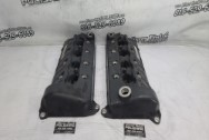 Ford Mustang DOHC Aluminum Valve Covers BEFORE Chrome-Like Metal Polishing - Aluminum Polishing - Valve Cover Polishing Services