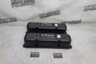 Mopar Performance Aluminum Valve Covers BEFORE Chrome-Like Metal Polishing and Buffing Services / Restoration Services - Aluminum Polishing - Valve Cover Polishing Plus Custom Painting Services