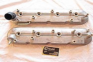 Chevrolet Camaro LS3 Aluminum Valve Covers BEFORE Chrome-Like Metal Polishing and Buffing Services